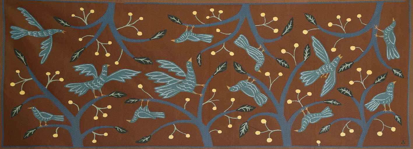 Птицы ночью (большие) (60х150см)&nbsp;